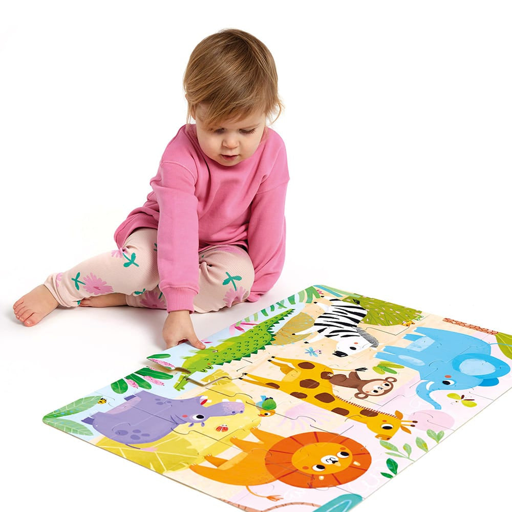 Banana Panda Wild Jumbo Puzzle – Logikspiel, 1 Spieler, ab 2 Jahren
