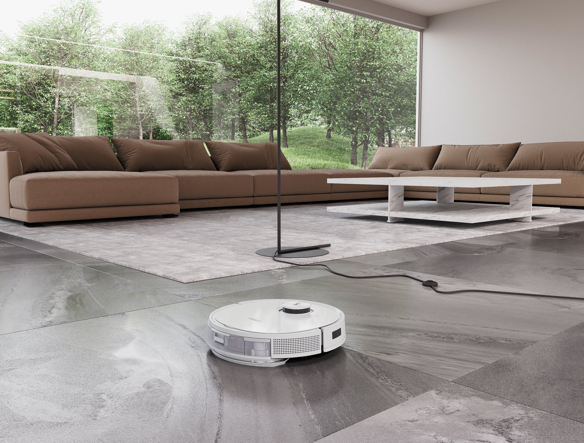 Ecovacs Saugroboter DEEBOT T9+, mit Absaugstation, mit Wischfunktion – 3000 Pa, 175 min