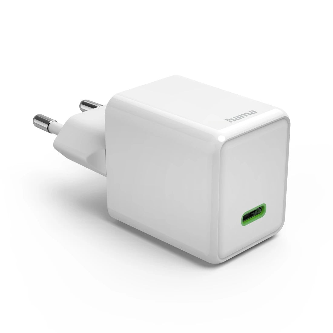 Hama 00201983 USB-Ladegerät 45 W – USB-C×1 – PD 3,0, QC 3,0, GaN – Weiss