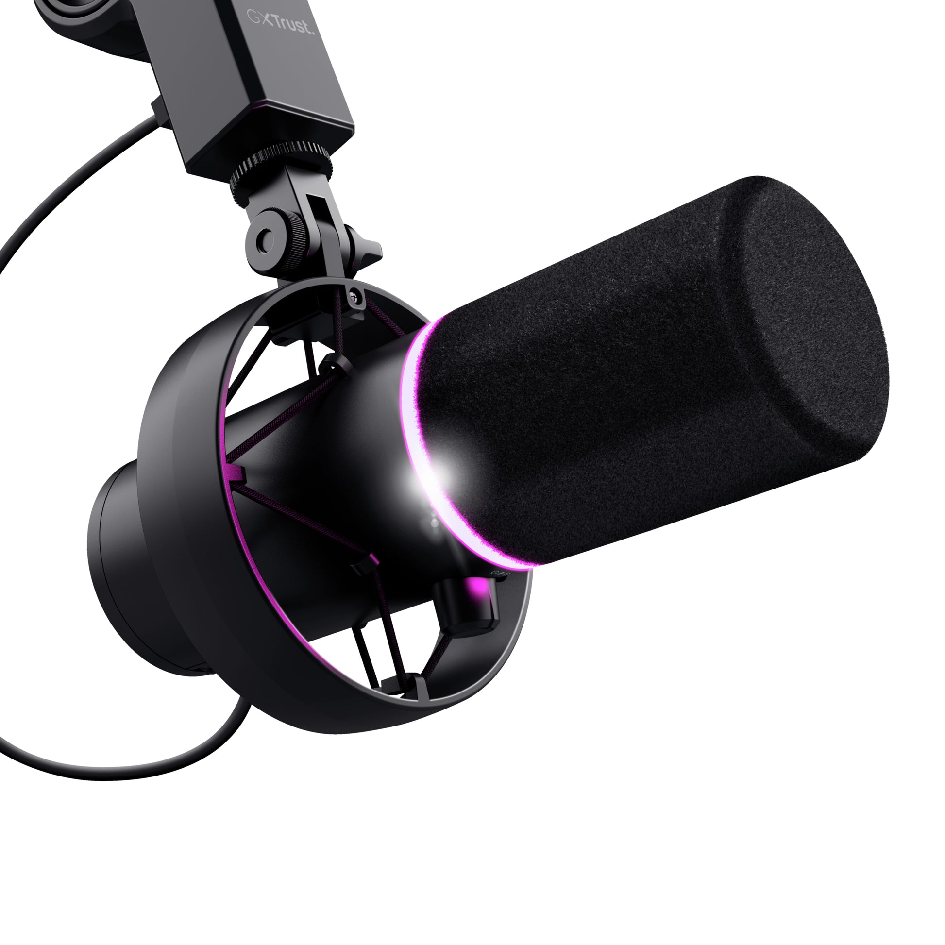 Trust GXT 255+ Onyx – Mikrofon, USB, Niere, Kondensator, Gaming, Schwarz