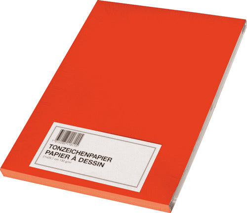 Papyrus Zeichenpapier A2, 130 g/m², hellrot