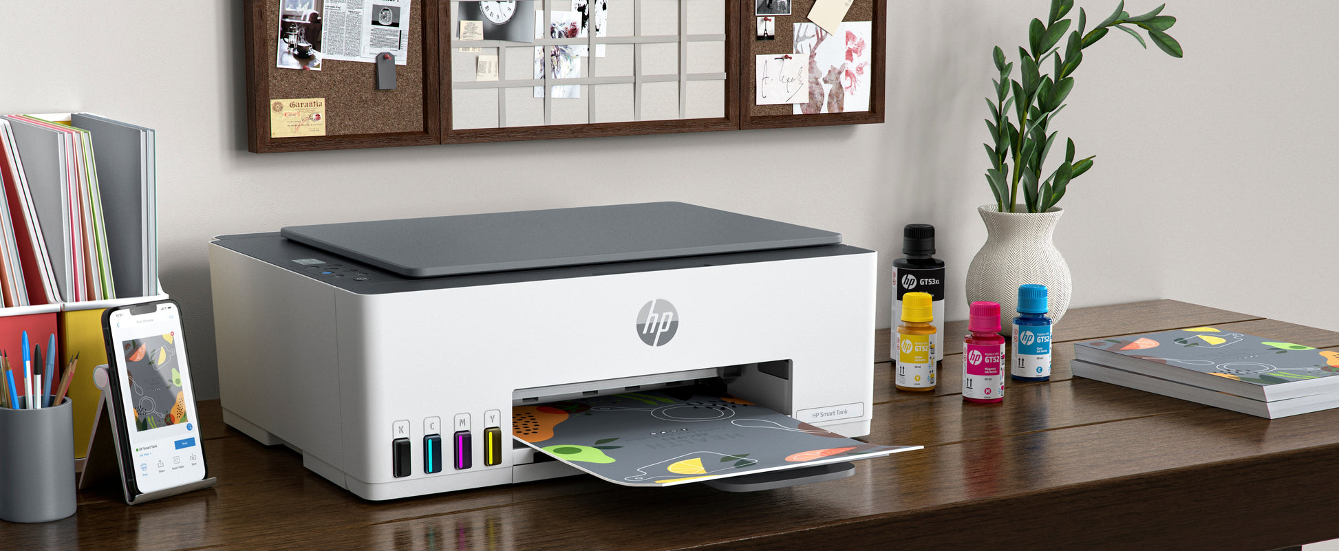 HP Smart Tank 580 All-in-One – Drucken, Kopieren, Scannen, WLAN