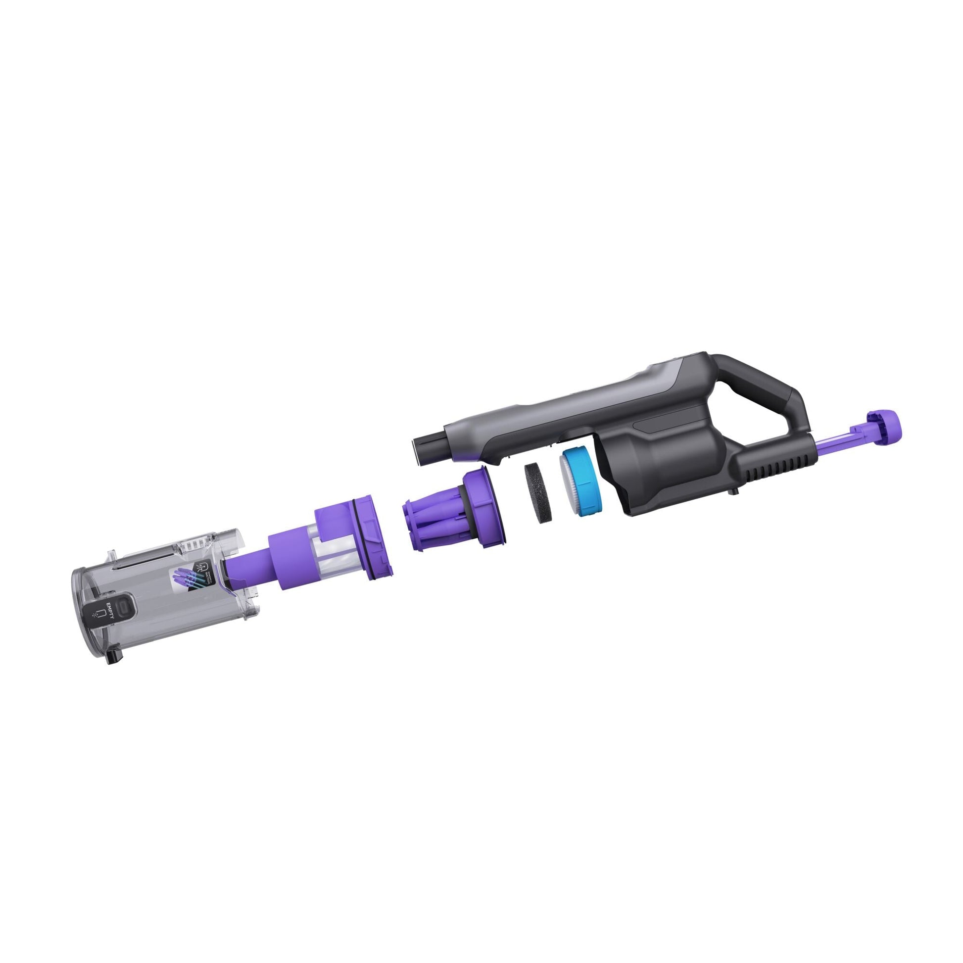 Black & Decker BLACK+DECKER Stielsauger BHFEA640WG – 4000 mAh, 0,8 l, Akkubetrieb, 2 Stufen