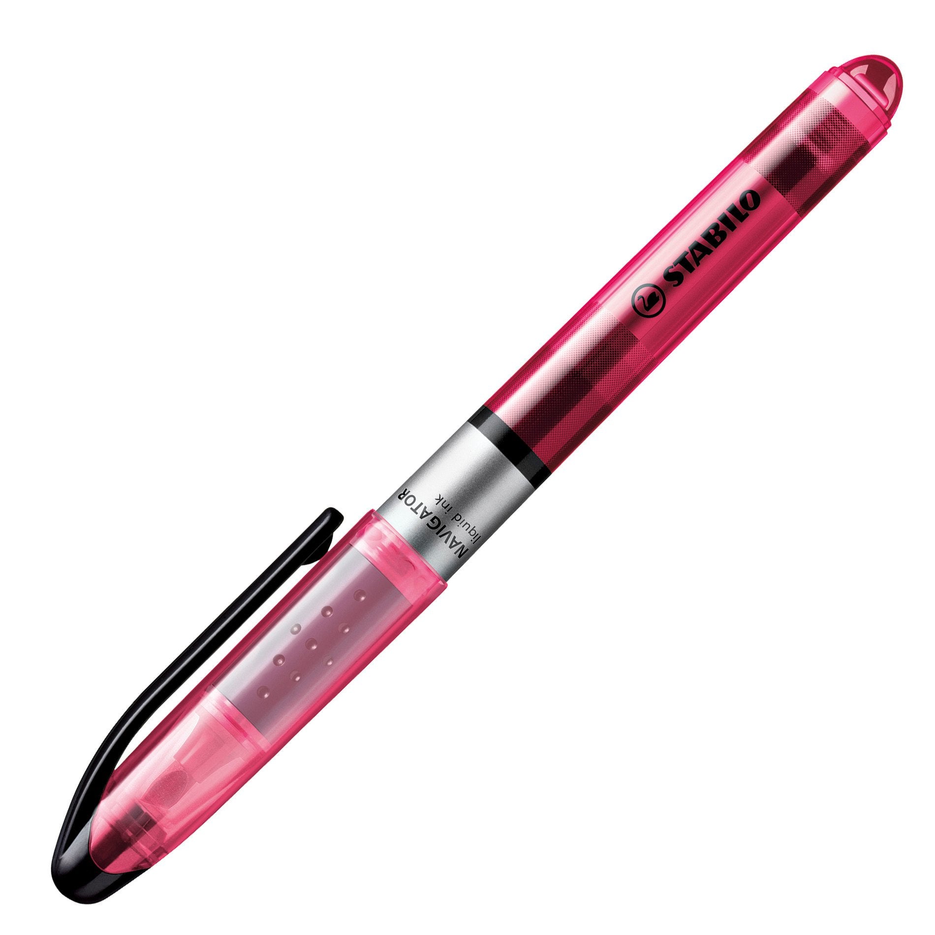 STABILO Navigator Leuchtmarker – 10er Set, Farben: Pink