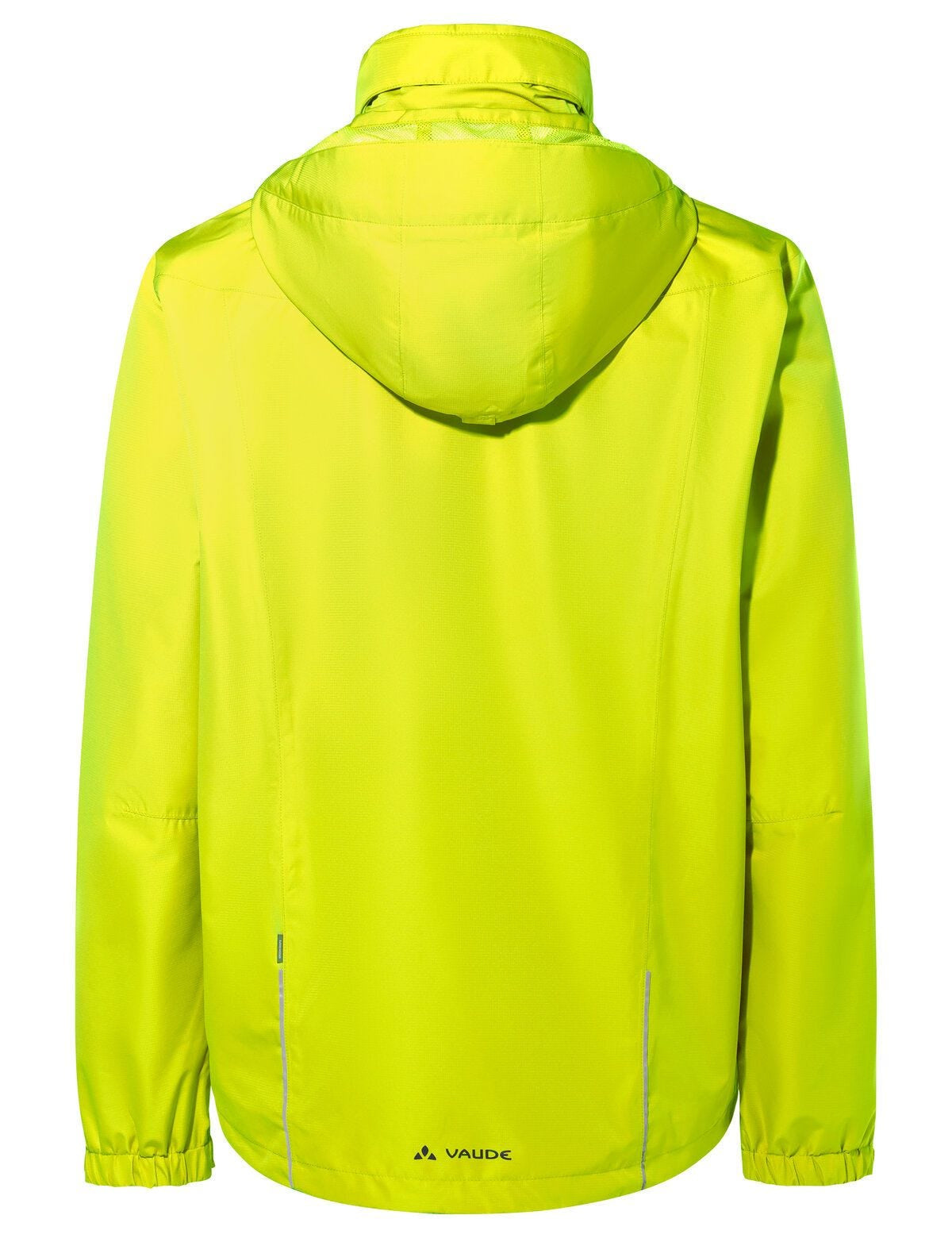 VAUDE Regenjacke – L – Gelb/Grün, Polyester, wasserdicht, mit Kapuze, 1 Stück