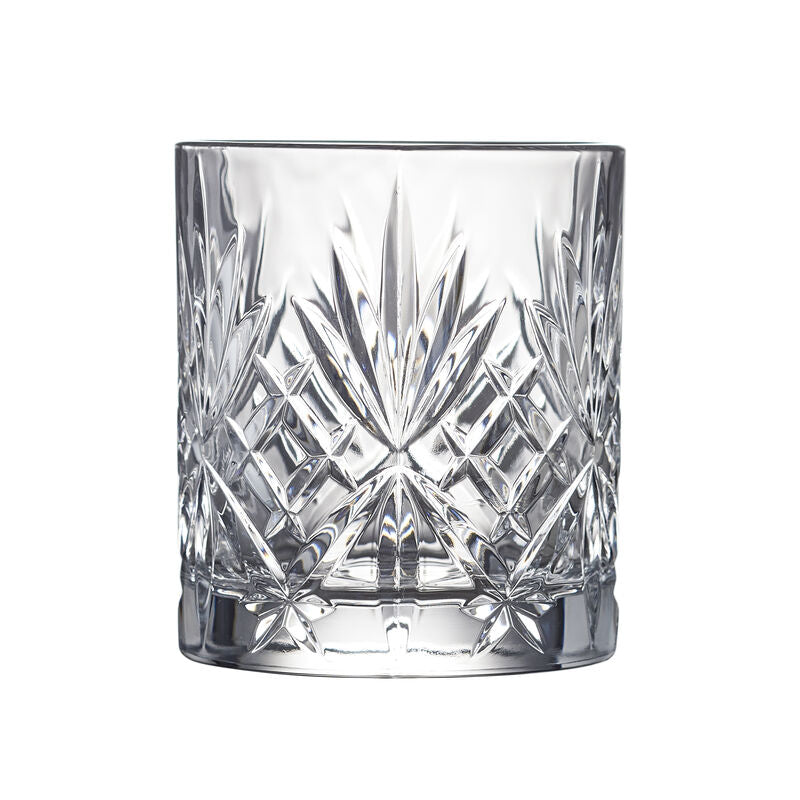 Lyngby Glas Lyngby Trinkglas Melodia – 6er Set, 230 ml, H 8,5 cm, Kristallglas, Transparent, spülmaschinenfest
