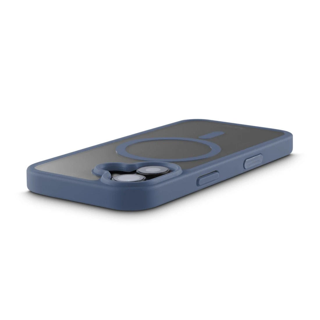 Hama Frame Protect Backcover – für Apple iPhone 17 – MagSafe, PC+TPU, blau/transparent