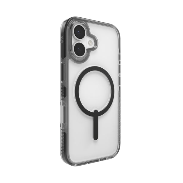 ZAGG Santa Cruz Snap Backcover – für Apple iPhone 17, Graphen, Schwarz/Transparent, bis 4 m Sturzsicher