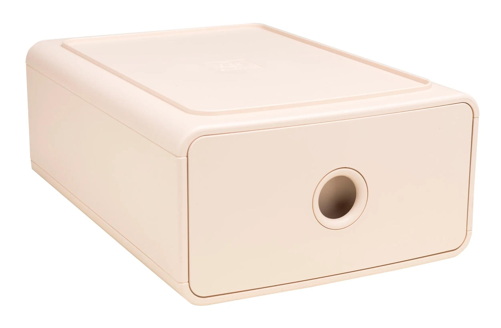 Exacompta SKANDI Schubladenelement – 1 Schublade, für A5+, stapelbar, rosa, Polystyrol (PS)