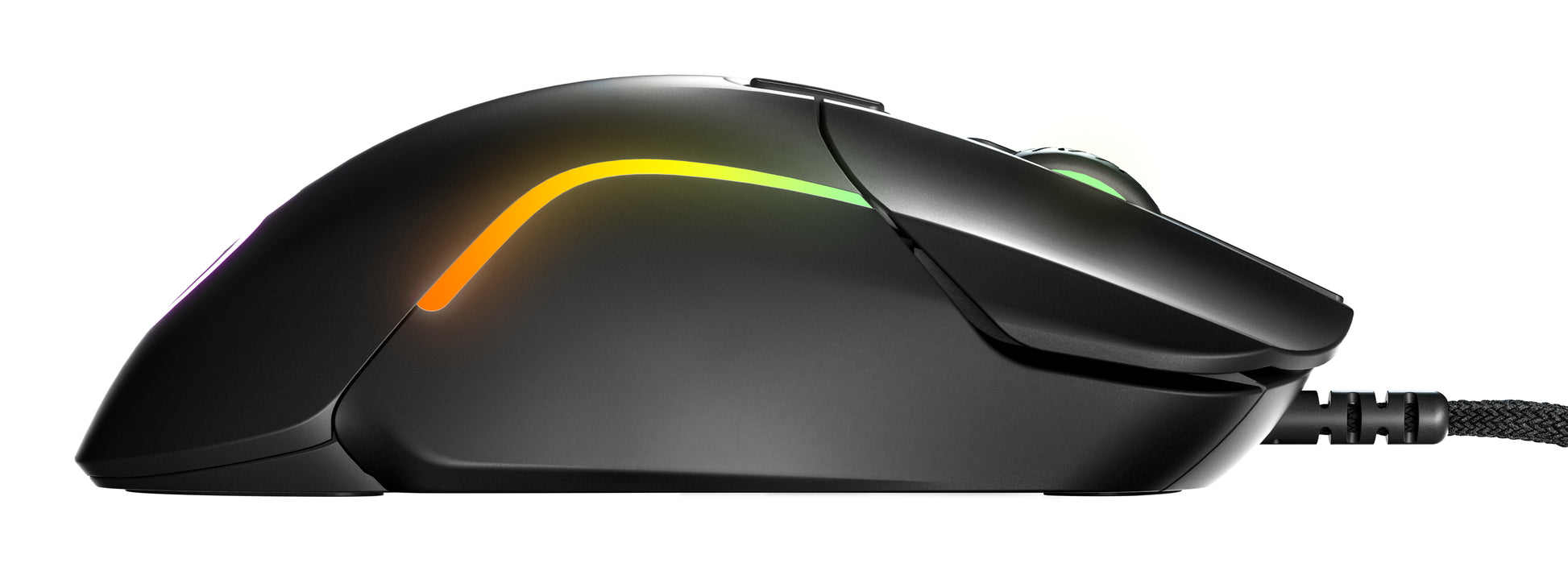 SteelSeries Rival 5 Gaming-Maus – kabelgebunden, für Rechtshänder, RGB-Beleuchtung, IP54, schwarz/grau