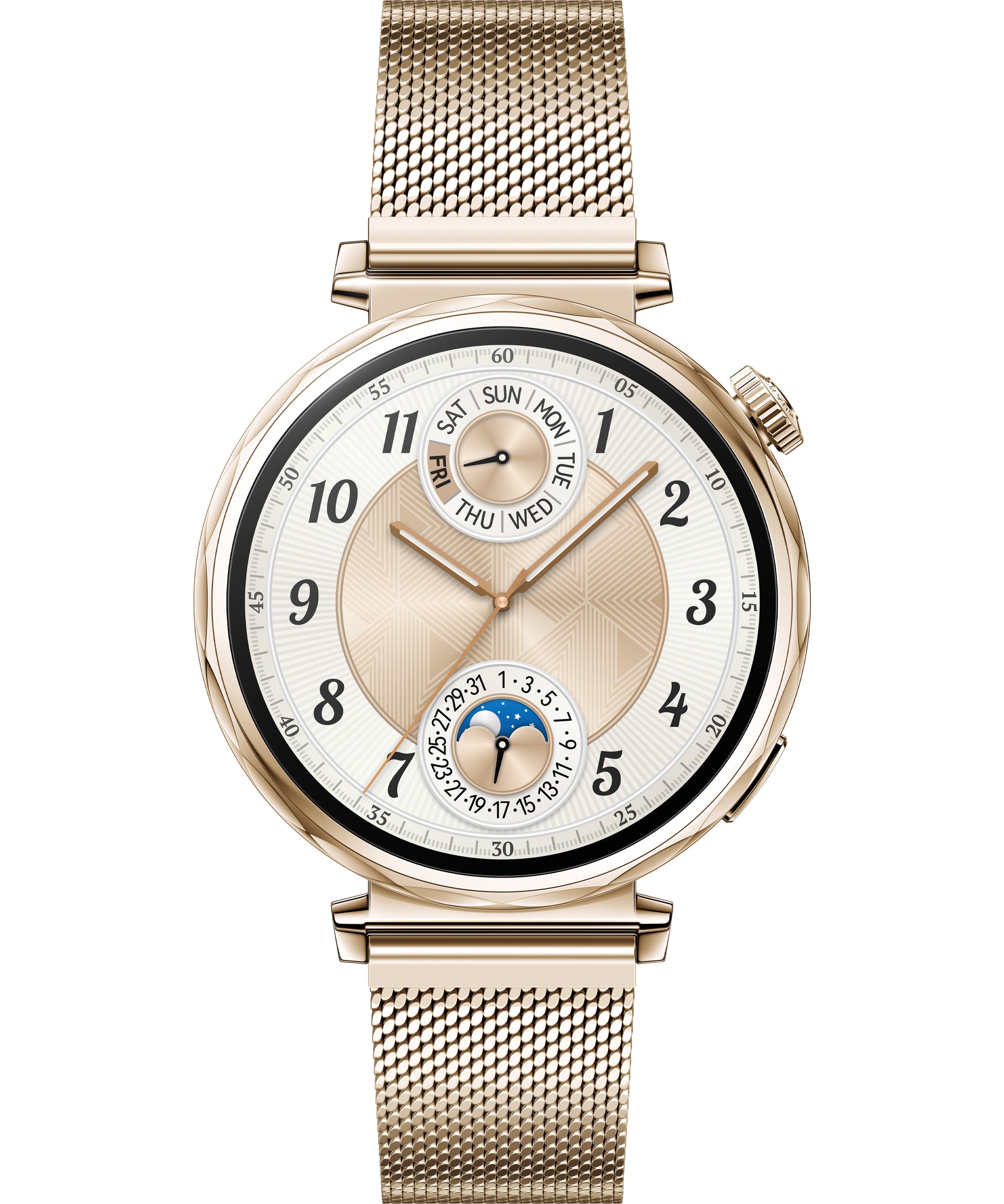 Huawei Watch GT5 – 41 mm, AMOLED, Edelstahl, Gold, 5 ATM