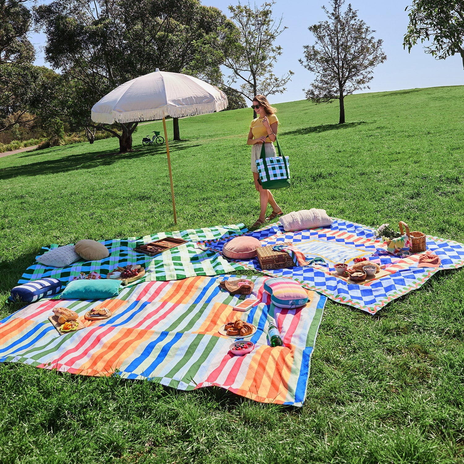Dock & Bay Wohndecke – Polyester, Mehrfarbig, Muster – 170 × 240 cm