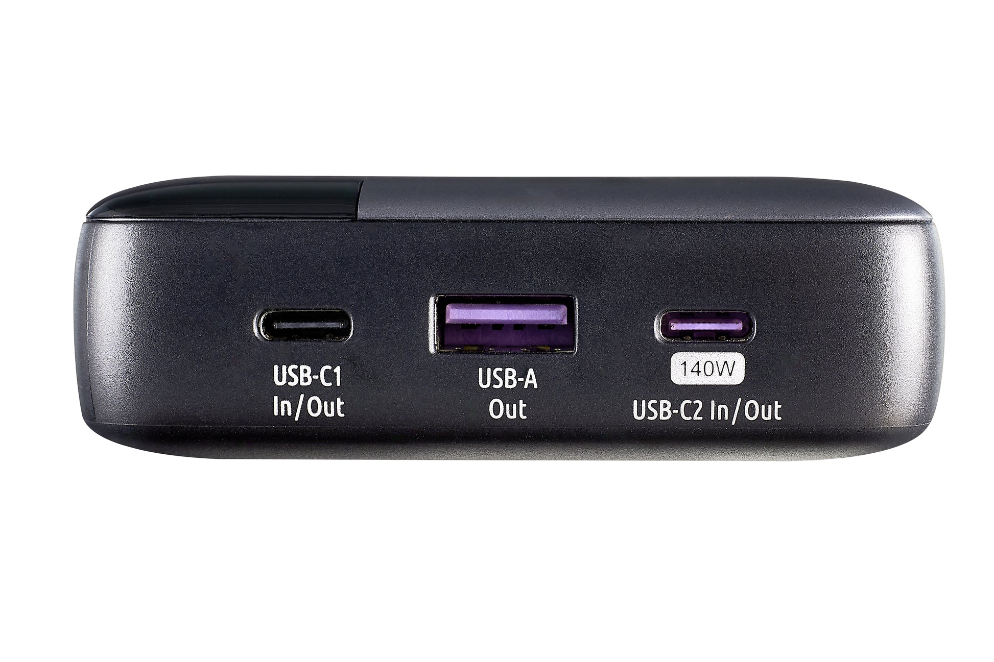 Intenso Powerbank 25'000 mAh – 140 W PD, 2× USB-C, 1× USB-A, grau/schwarz