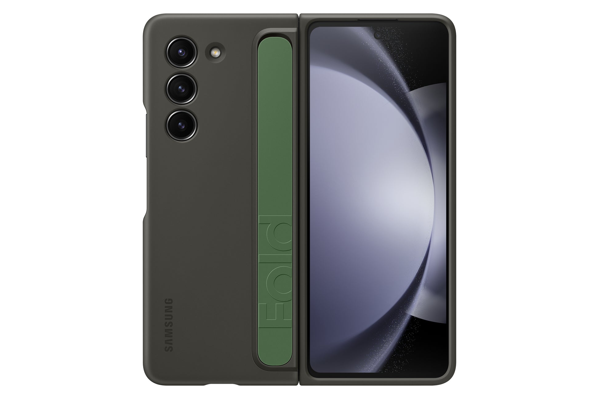 Samsung Backcover – für Samsung Galaxy Z Fold5 – Graphit – mit Kordel