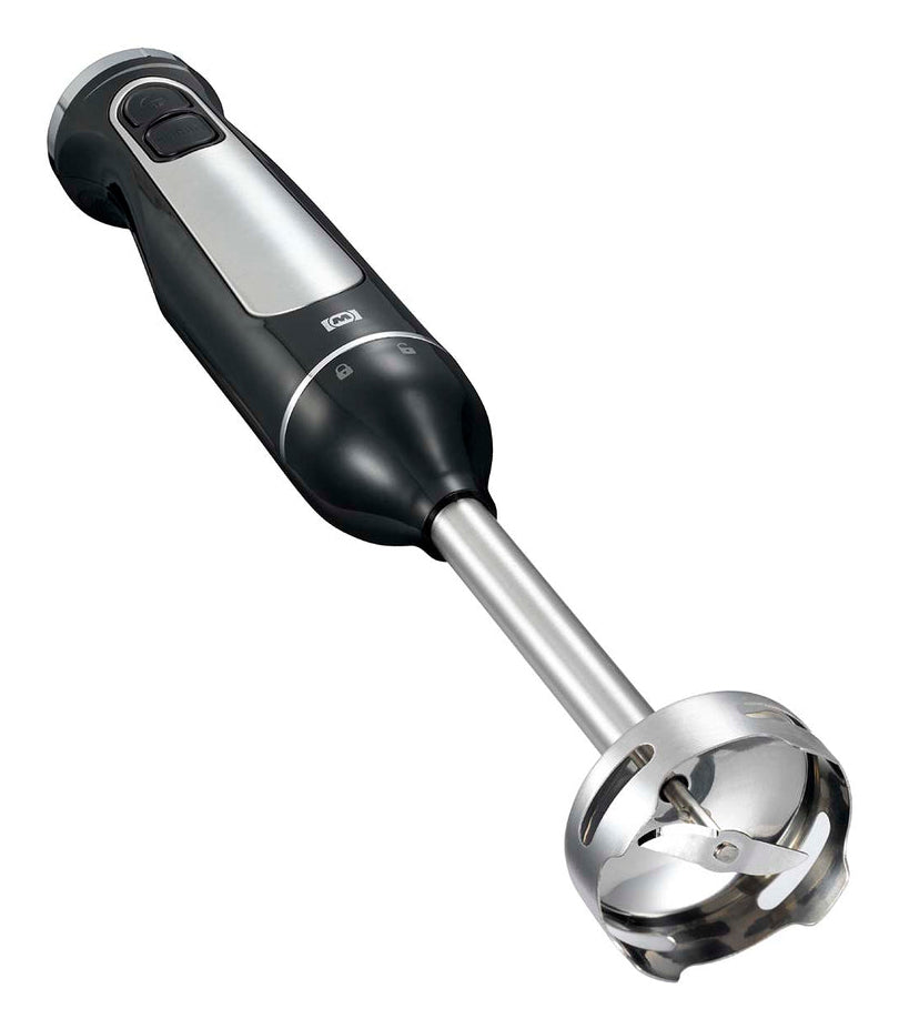 Melissa Stabmixer 16210069 – 0,7 l, Zerkleinerer 0,5 l, 600 W – Schwarz/Edelstahl