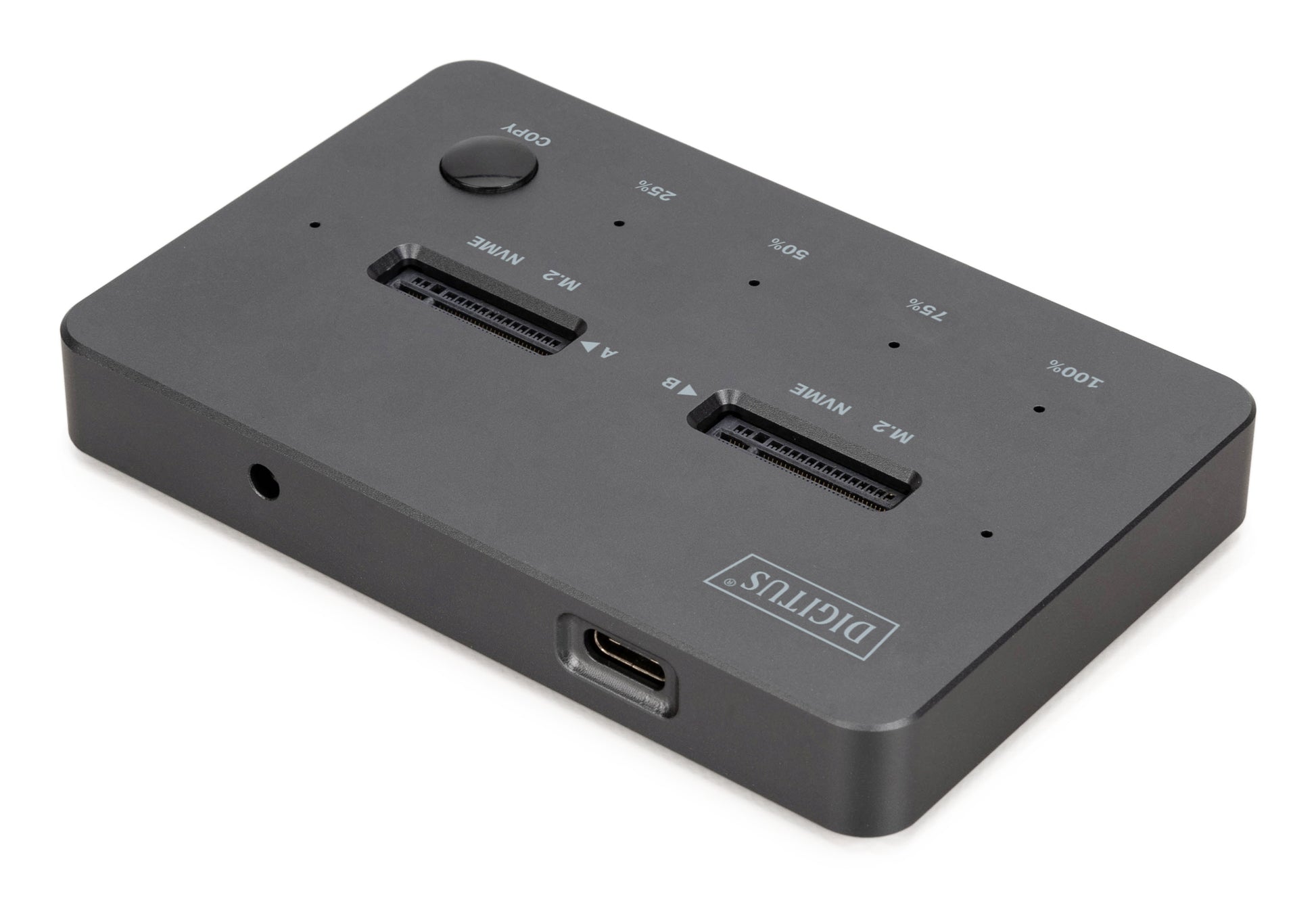 Digitus NVMe Klonstation – 2-Bay – USB 3.2 Gen2 (10 Gbit/s), für M.2 (NVMe)