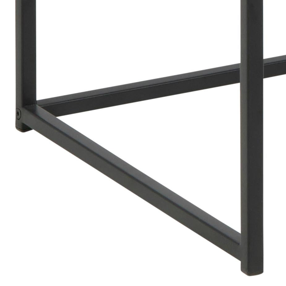 Actona AC Design – Stehtisch – 100 × 45 × 75 cm – schwarz/eiche