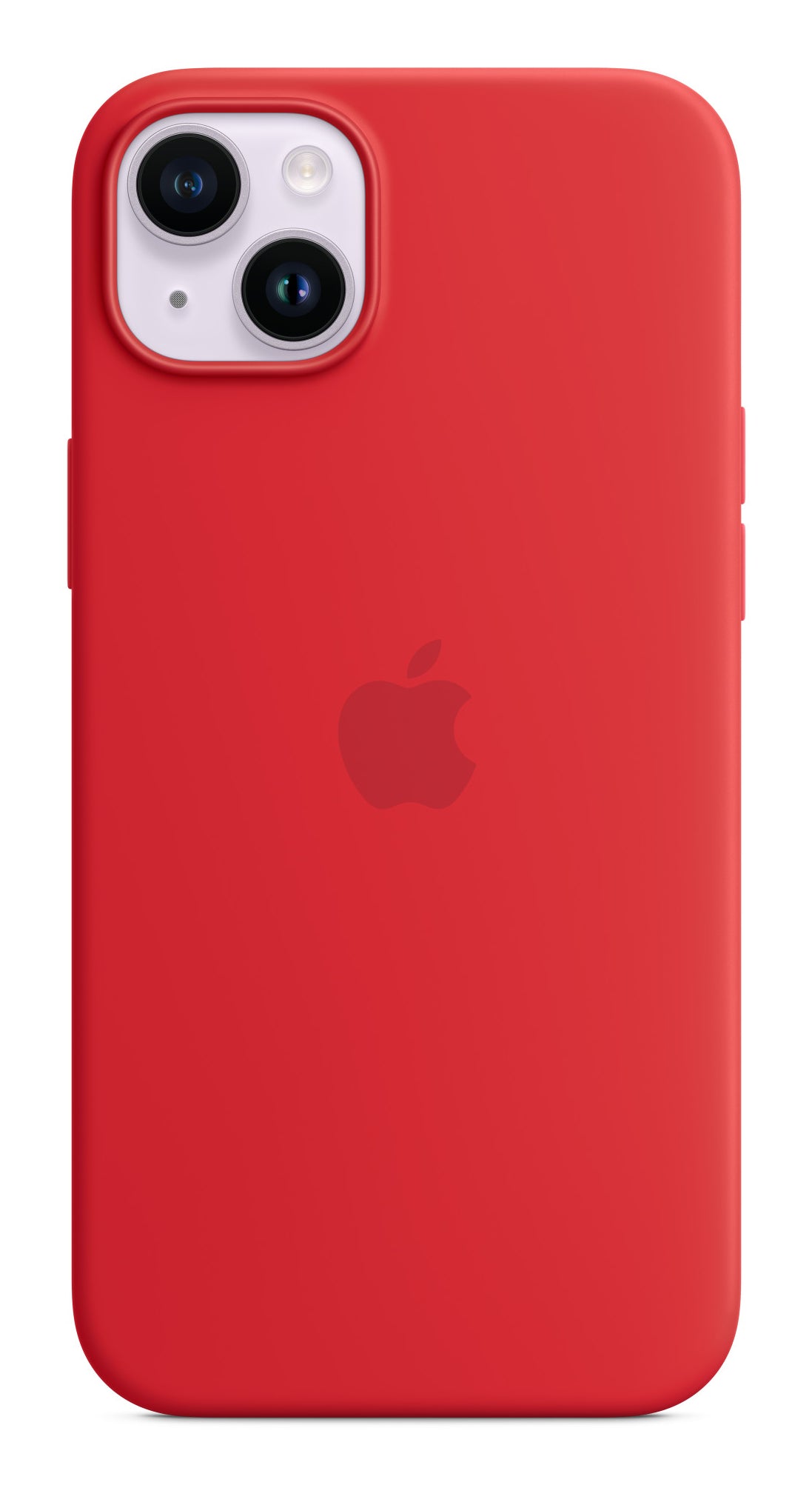Apple Backcover – für Apple iPhone 14 Plus – rot – Silikon – MagSafe-kompatibel