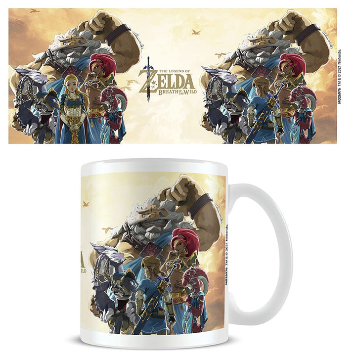 PYRAMID Tasse BotW Champions Sunset – 315 ml, Keramik, Mehrfarbig, spülmaschinenfest, mikrowellengeeignet