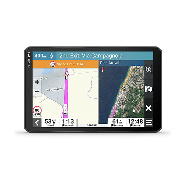 Garmin Camper 895 MT-S – Navigationsgerät, 8" (20,3 cm), 1280×800, 32 GB, Akku 2 h, Schwarz