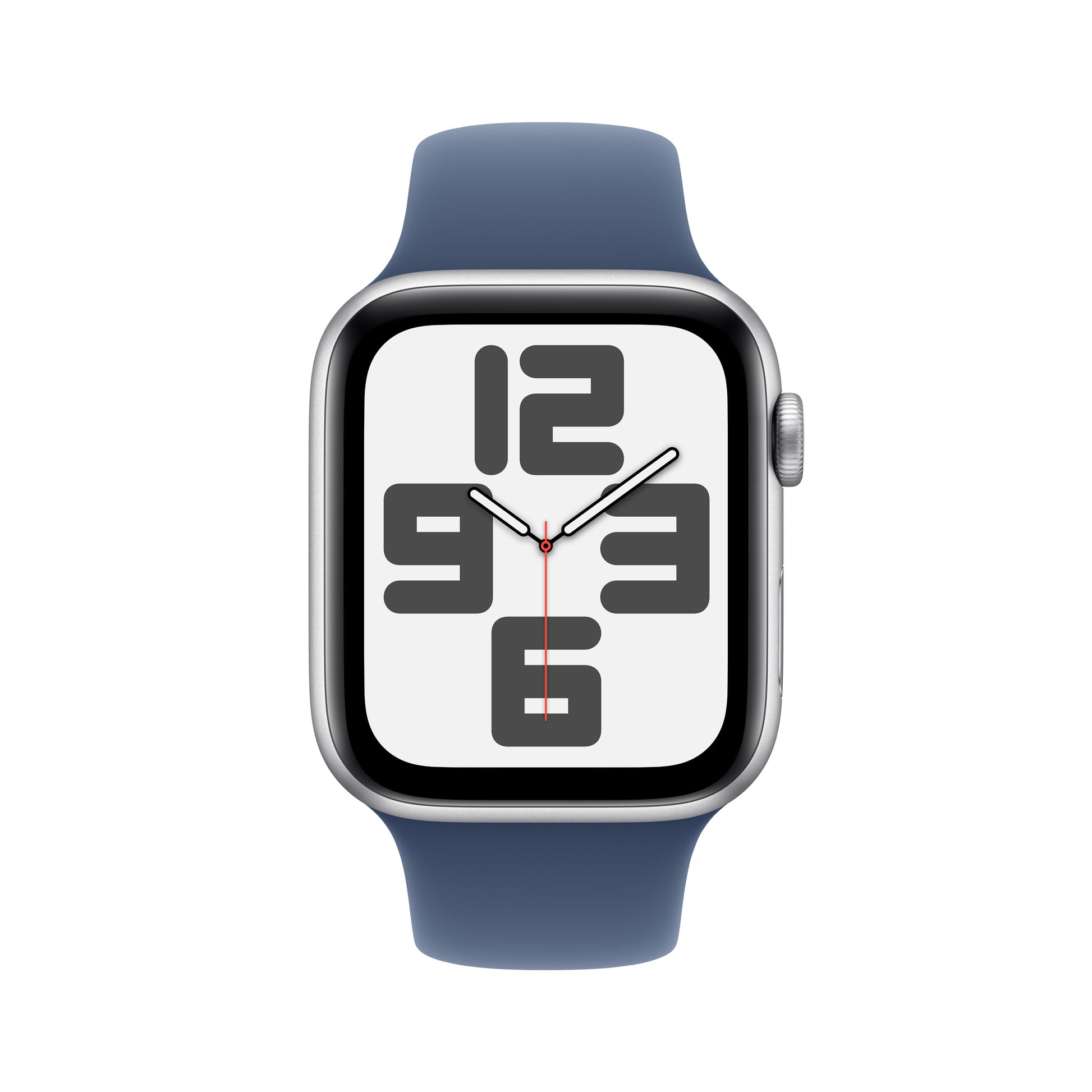 Apple Watch SE (2024) – Smartwatch – 44 mm, LTE, OLED, Ion-X Glas, 50 m, Blau, Bandgrösse S/M