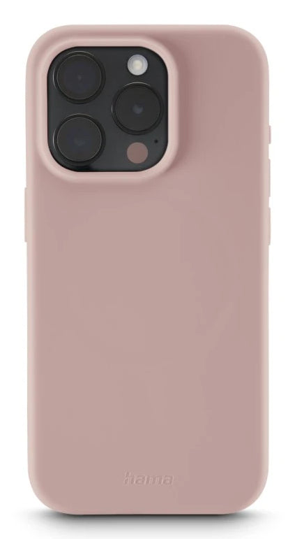 Hama MagCase Fantastic Feel Backcover – für Apple iPhone 16 Pro, MagSafe, TPU, Nude