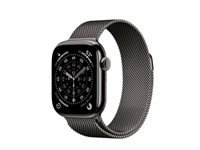 Apple Watch S11 – Smartwatch – 42 mm, LTE, OLED, 50 m, IP6X, Slate Titanium, Bandgrösse S/M, Milanese Loop