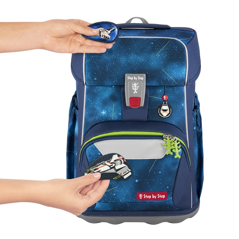 Step by Step Schulrucksack-Set Giant – 5-teilig – Starship Galactus