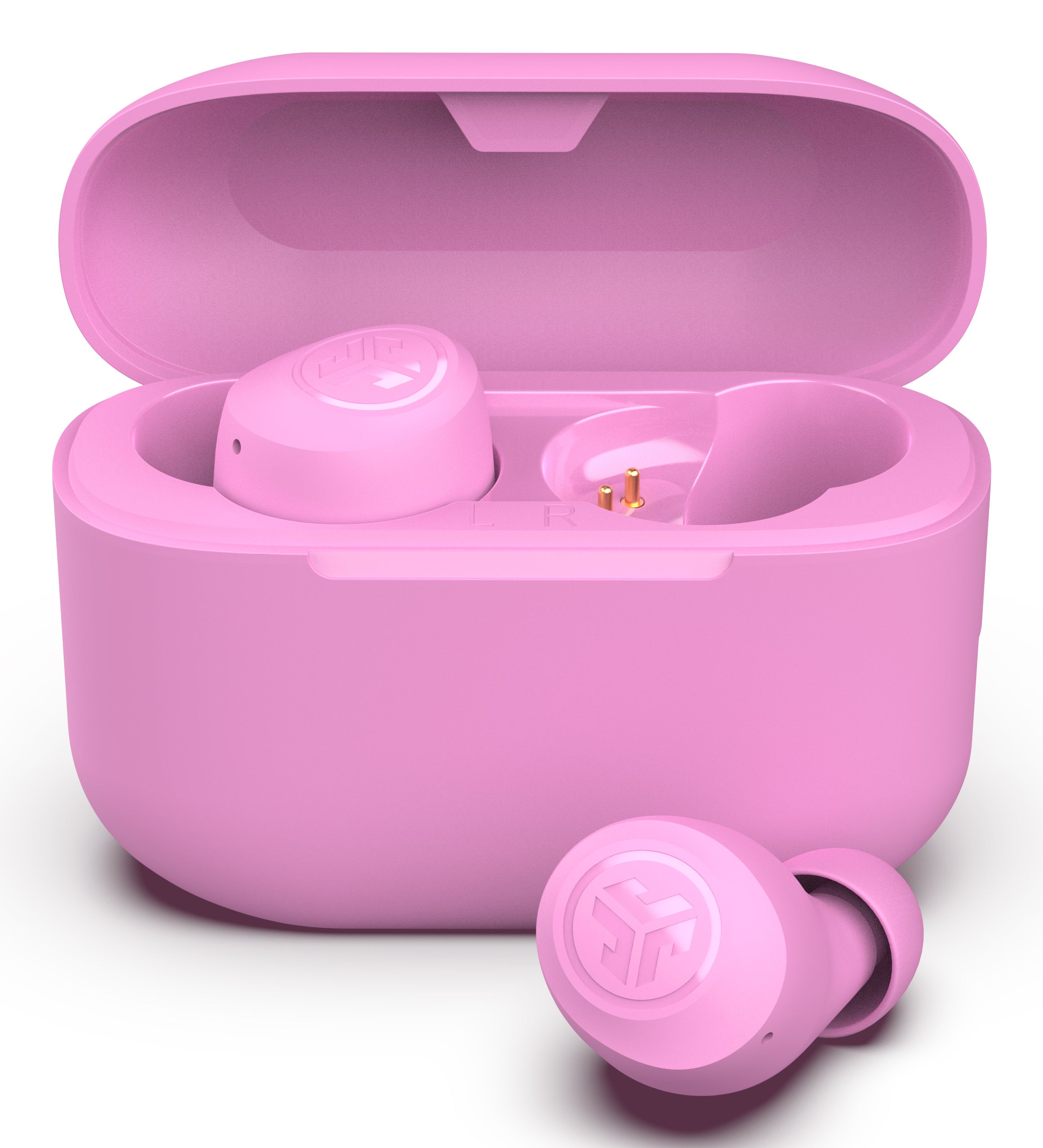 JLab Go Air Pop TWS In-Ear – Stereo, mit Ladecase, Pink, BT 5.1