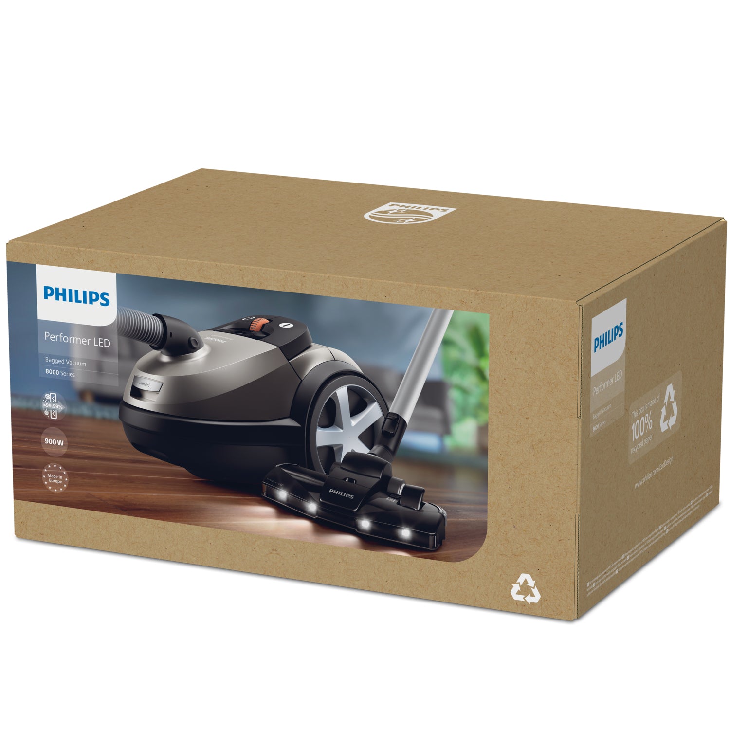 Philips Staubsauger XD8152/12 – 900 W, Beutel