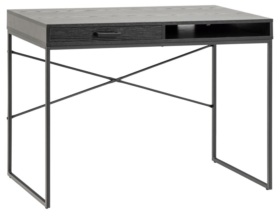Actona Tischplatte – 110 × 45 cm – schwarz