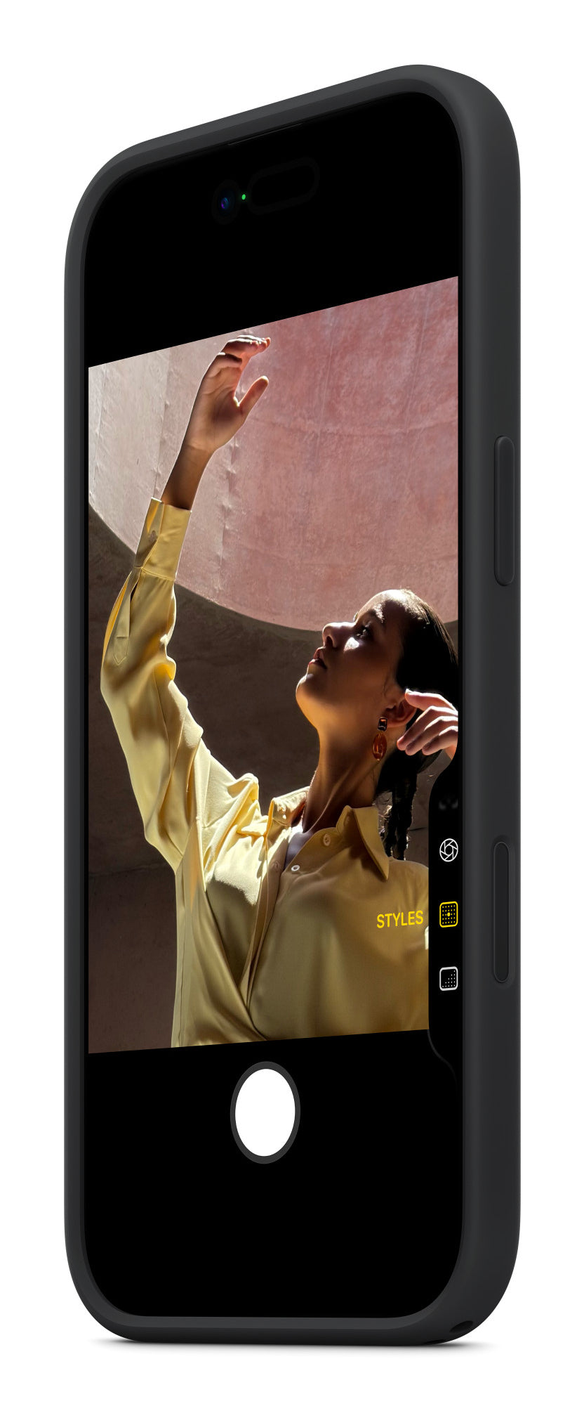 Apple Backcover – für Apple iPhone Air – schwarz – PC, mit Kartenfach, mit Kordel