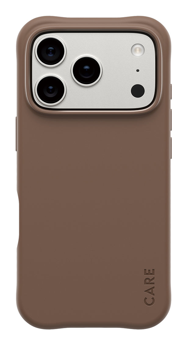 PanzerGlass Backcover CARE Fashionable Case Samba – für Apple iPhone 17 Pro – braun – TPU, MagSafe-kompatibel