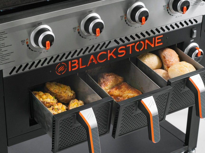 Blackstone Grillplatte 257-1868DK – 17,58 kW, 4 Brenner, 4'954 cm² – Schwarz/Edelstahl