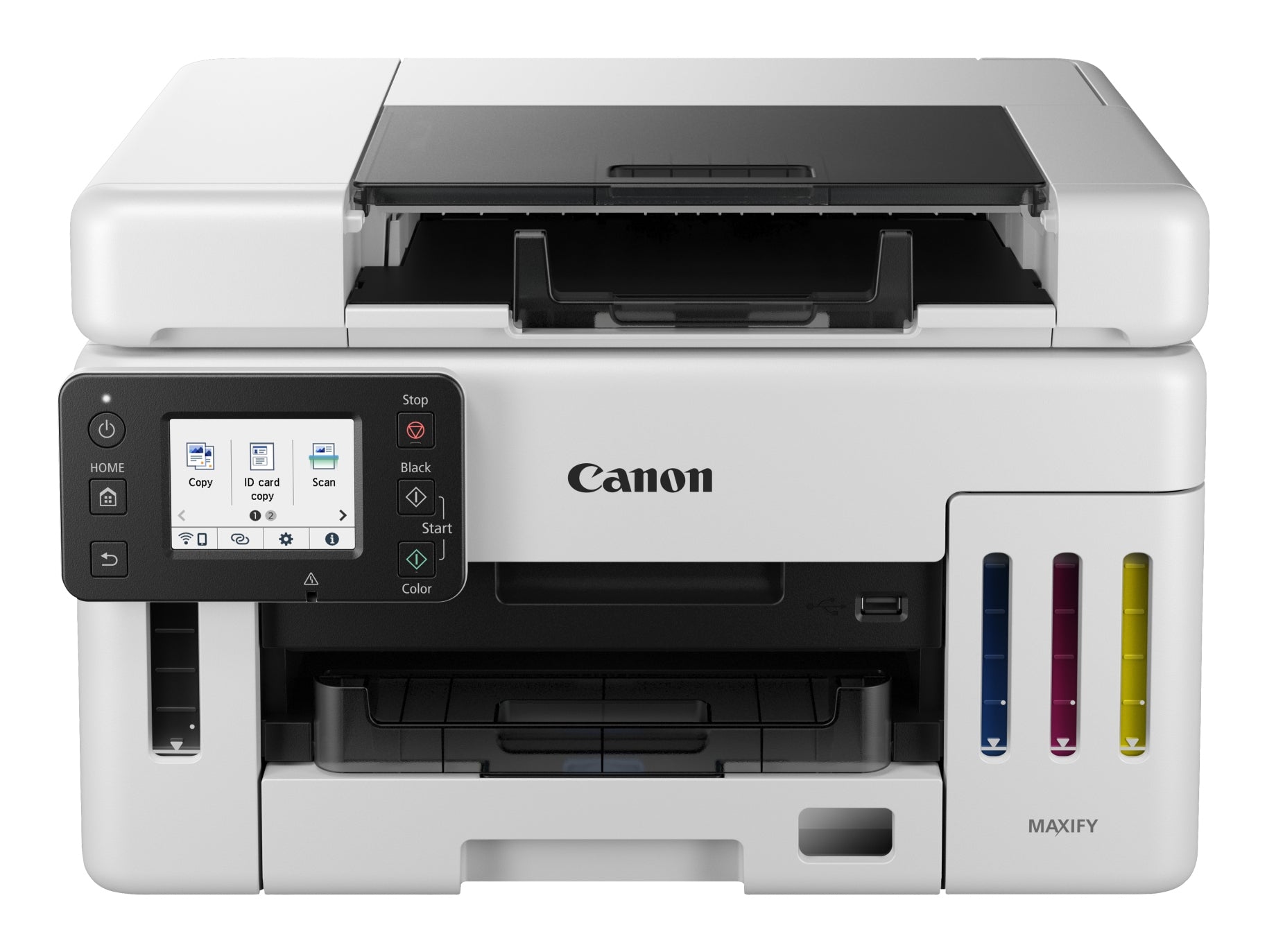 Canon MAXIFY GX6550 – Farbiges Tintenstrahl-MFP A4, 3-in-1 – USB/LAN/WLAN – Duplex, ADF – 24 S/W-Seiten pro Minute