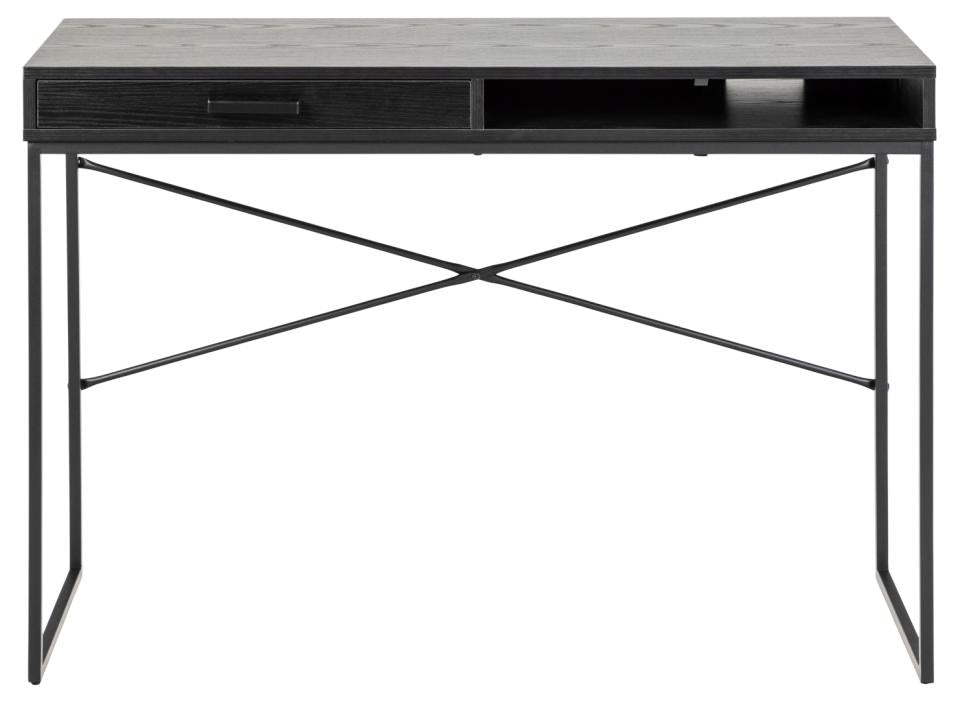 Actona Tischplatte – 110 × 45 cm – schwarz