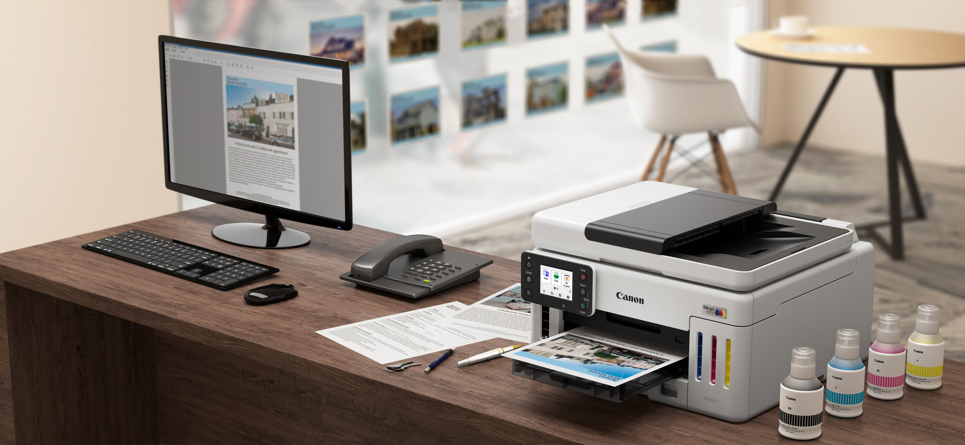 Canon MAXIFY GX6150 – Farbiges Tintenstrahl-MFP, 3-in-1