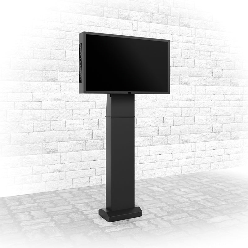 Hagor Digital Signage Stand für 46" Displays – für Samsung OH46 Serie – Hoch-/Querformat – Schwarz