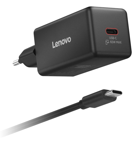 Lenovo 40AW65WBEU USB-Wandladegerät 65 W – USB-C×1 – 2×