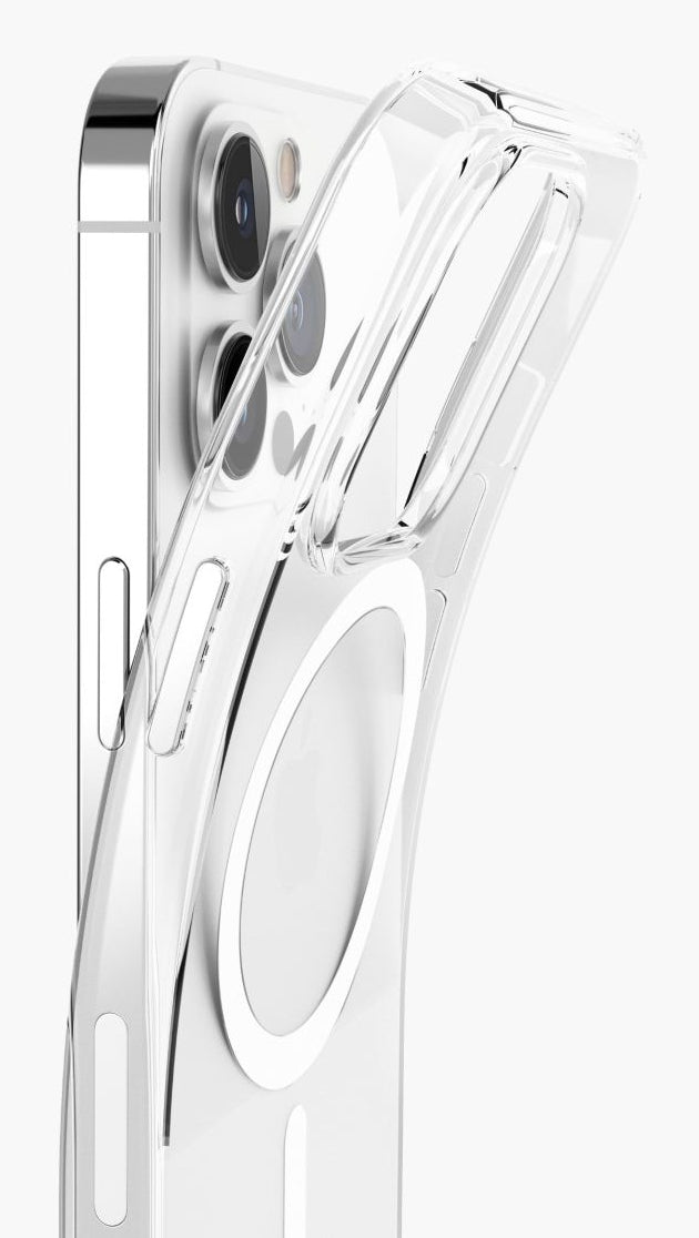 Vonmählen Backcover – für Apple iPhone 15 Pro – transparent – PC, MagSafe-kompatibel