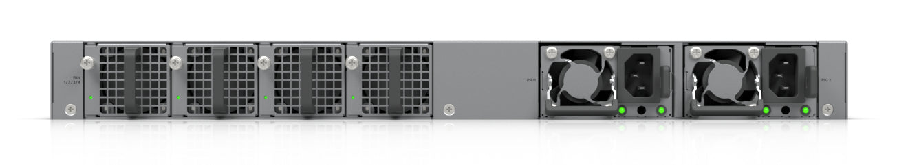 Ubiquiti Managed L2/L3 Switch – 32× 10G + 16× 2,5G, 4× SFP28, PoE+, PoE++, PoE-Budget 2150 W, 1U