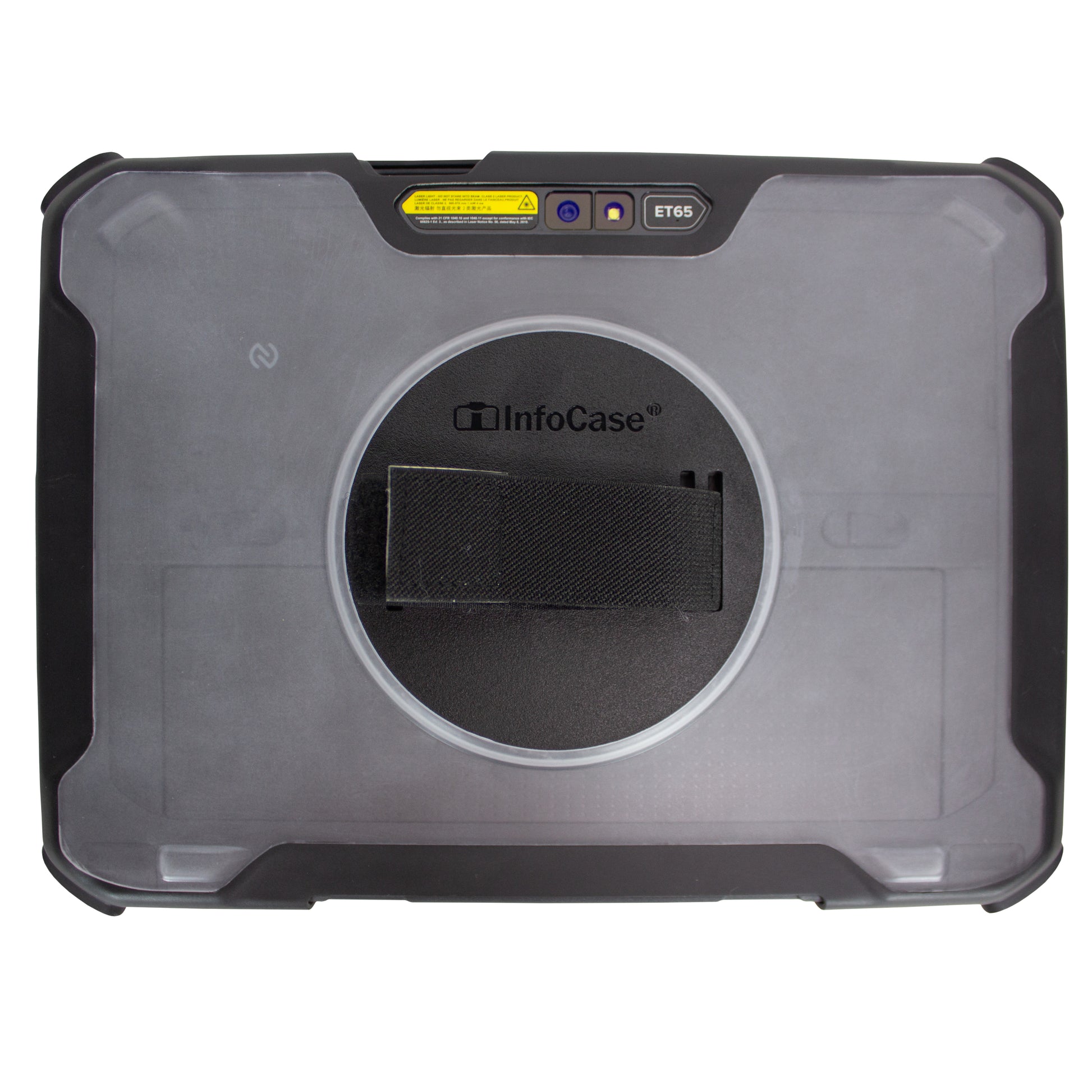 InfoCase Tablet-Hülle für Zebra ET60/ET65 10,1" – Schwarz/Grau