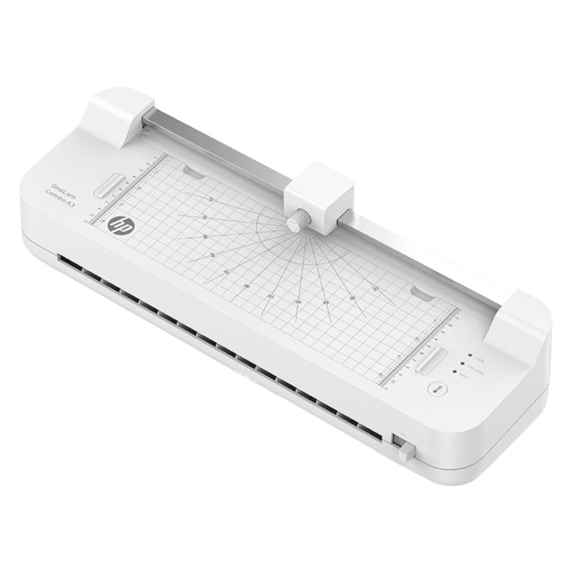 HP OneLam Conbo Laminiergerät A3 – 2-Rollen, 125 µm, Kaltlamination, Aufheizzeit 4 Min., Weiss