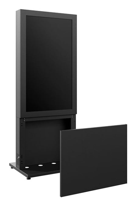 Hagor Digital-Signage-Stand für 55" Displays – abschliessbar, Belüftung – RAL 7016 – HP Kiosk 55" FS