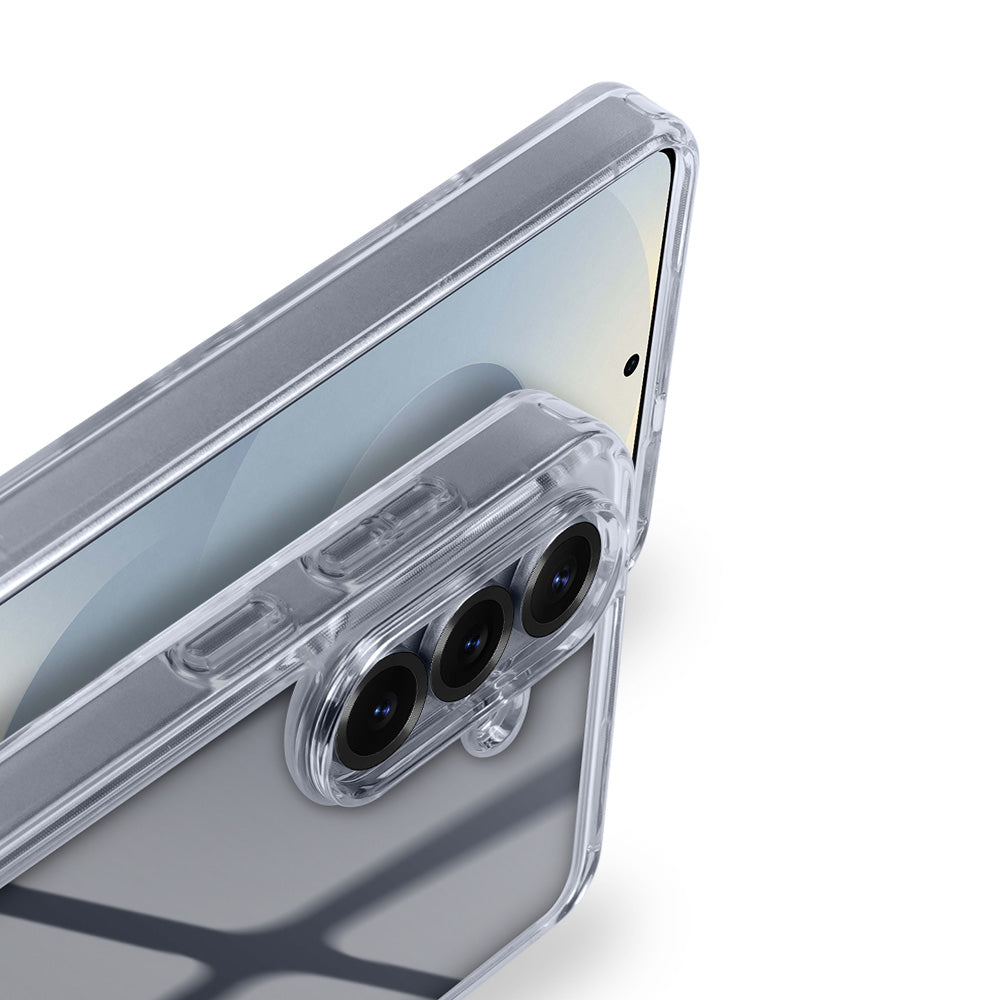 nevox StyleShell SHOCKFlex Backcover – für Samsung Galaxy S26, PC+TPU, Transparent
