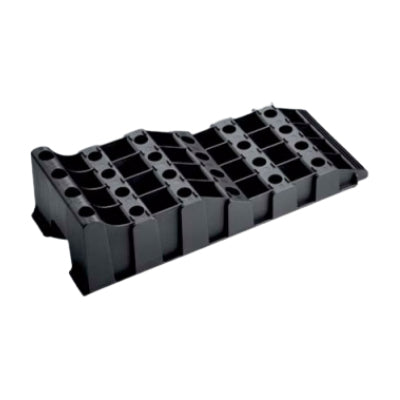 Froli Auffahrkeil – schlagfest, 2500 g – 235×150×575 mm – schwarz – 2 Stk.