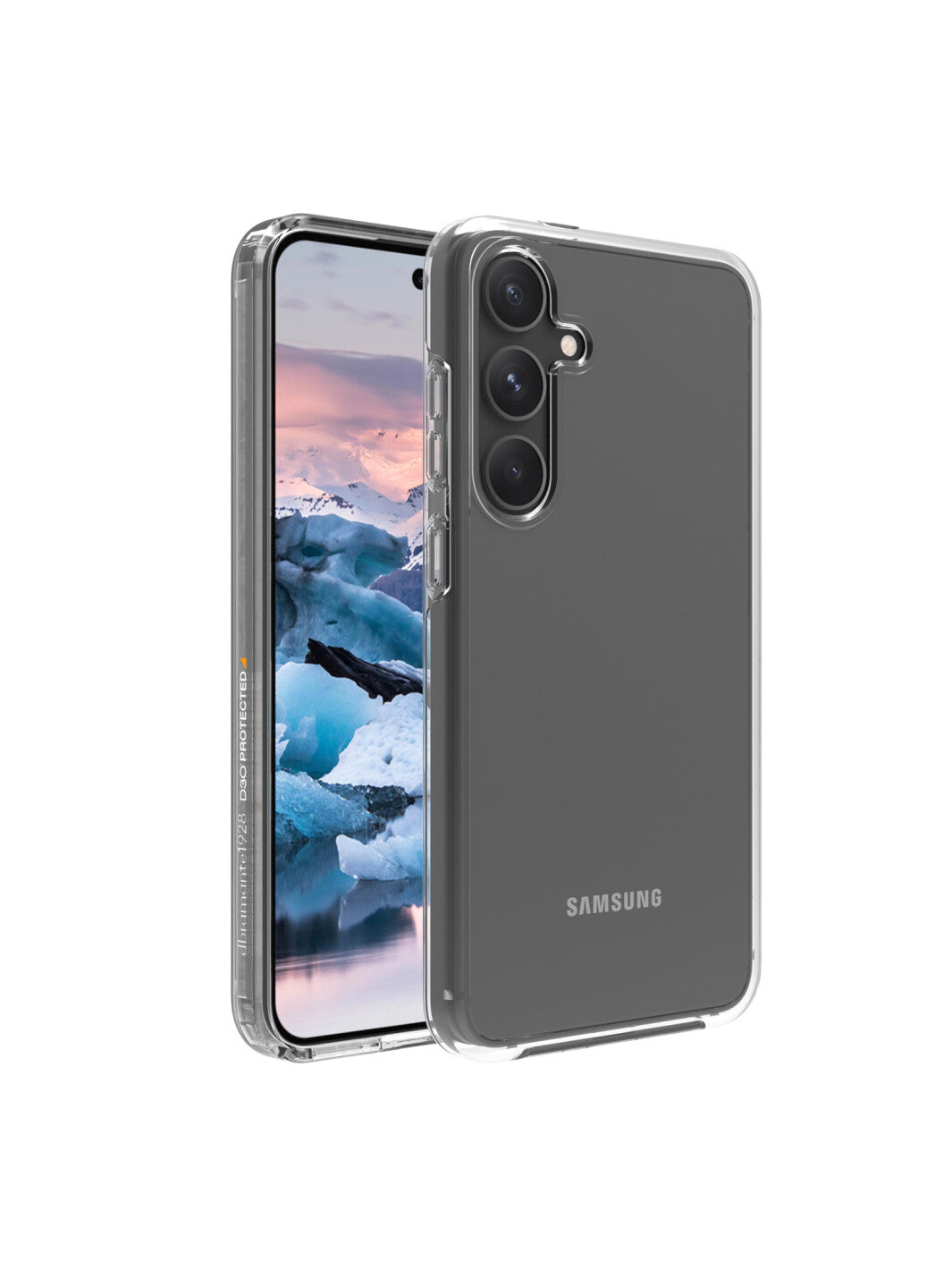 dbramante1928 Iceland Ultra D3O Backcover – für Samsung Galaxy S24, Recycling-Kunststoff, Transparent