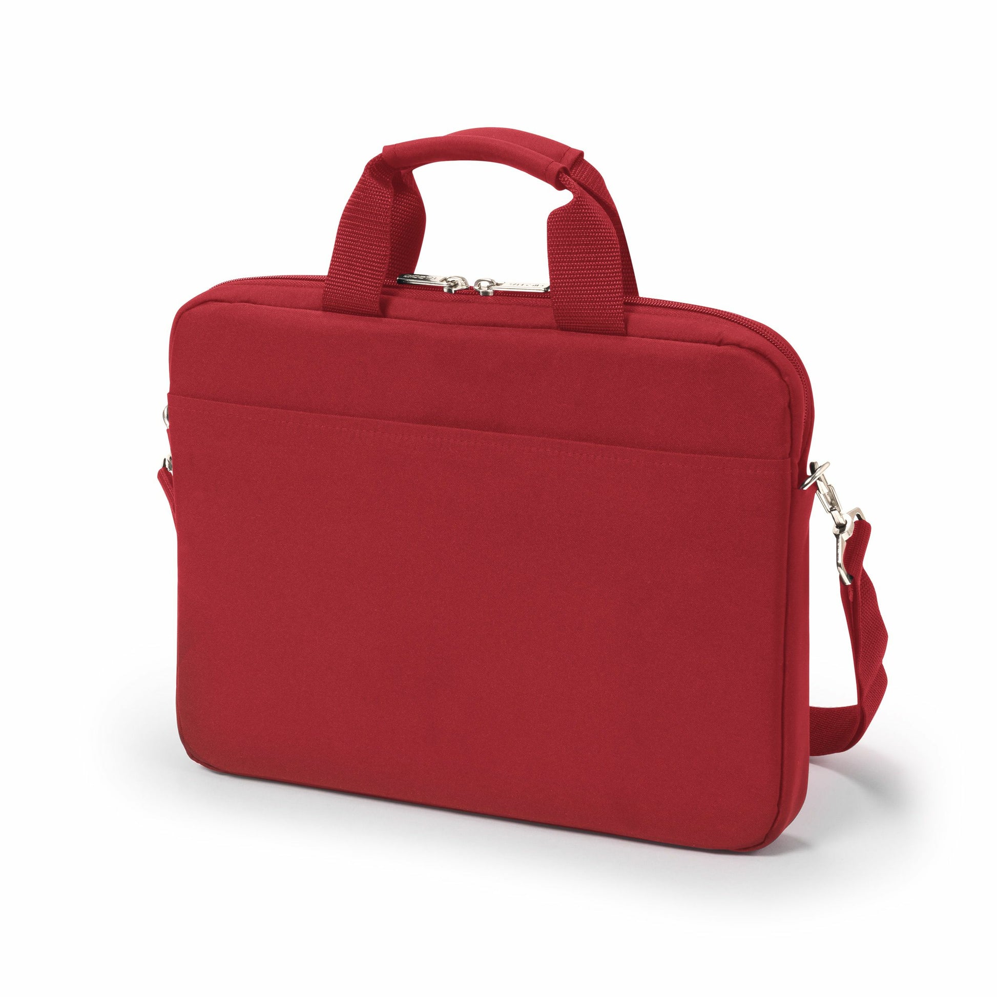 DICOTA Notebook-Tasche bis 14,1" – aus recyceltem PET, gepolstertes Notebookfach – Rot