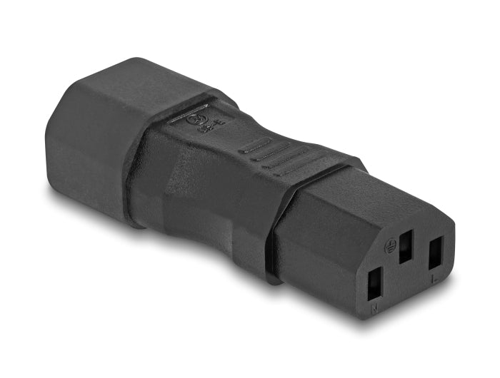 DeLOCK Netzadapter IEC 60320 C14 zu C13 – 10 A, 250 V – Schwarz