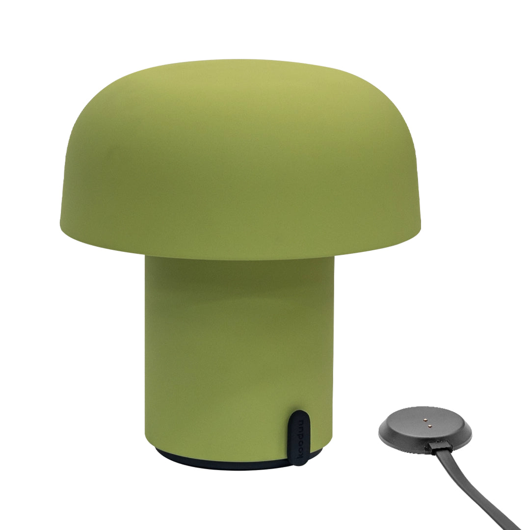 Kooduu Tischleuchte SENSA – LED, 60 lm, 2700 K, dimmbar, Akku – Moosgrün